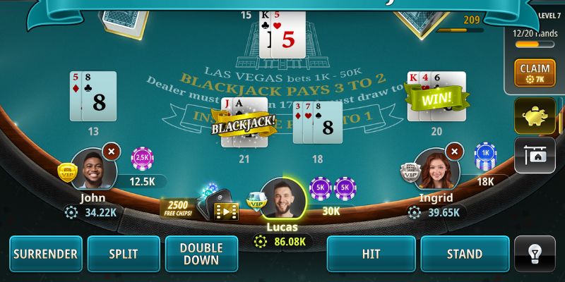 Thuật ngữ dùng trong game Blackjack online